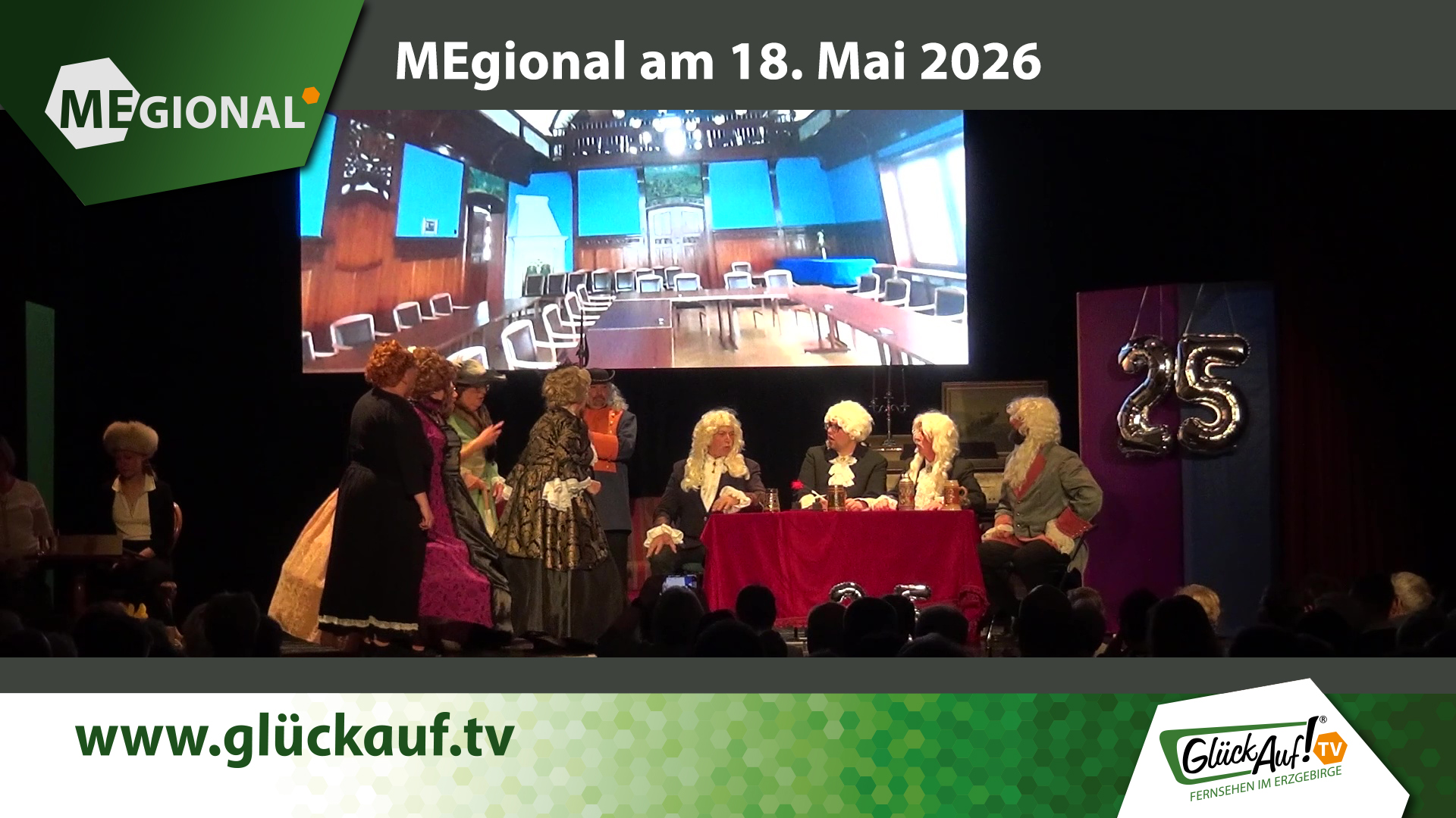 MEgional am 18. Mai mit dem Thema: Theater in Eibenstock