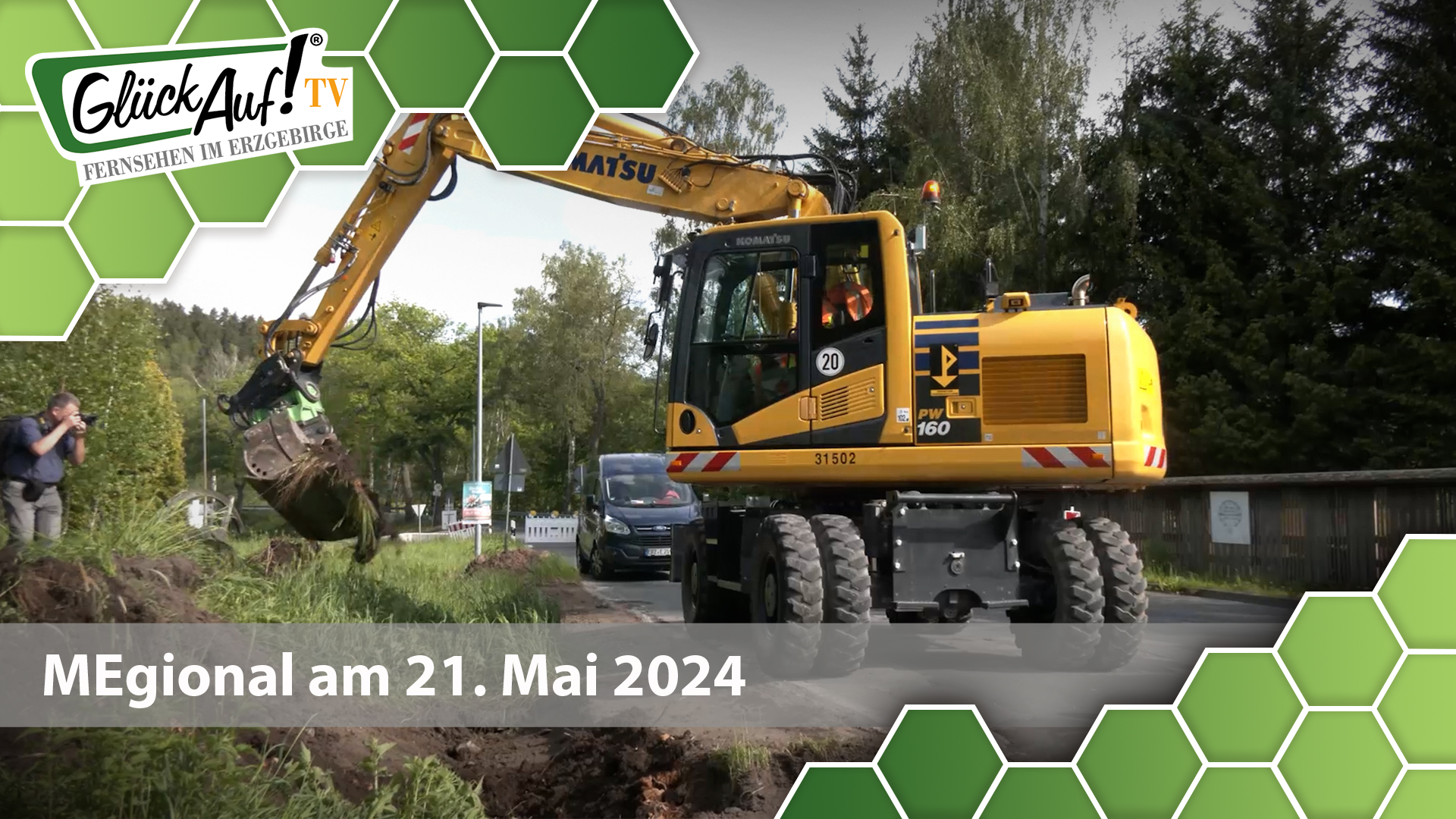 MEgional am 21. Mai 2024 mit dem Beginn Straßenbau in Blumenau
