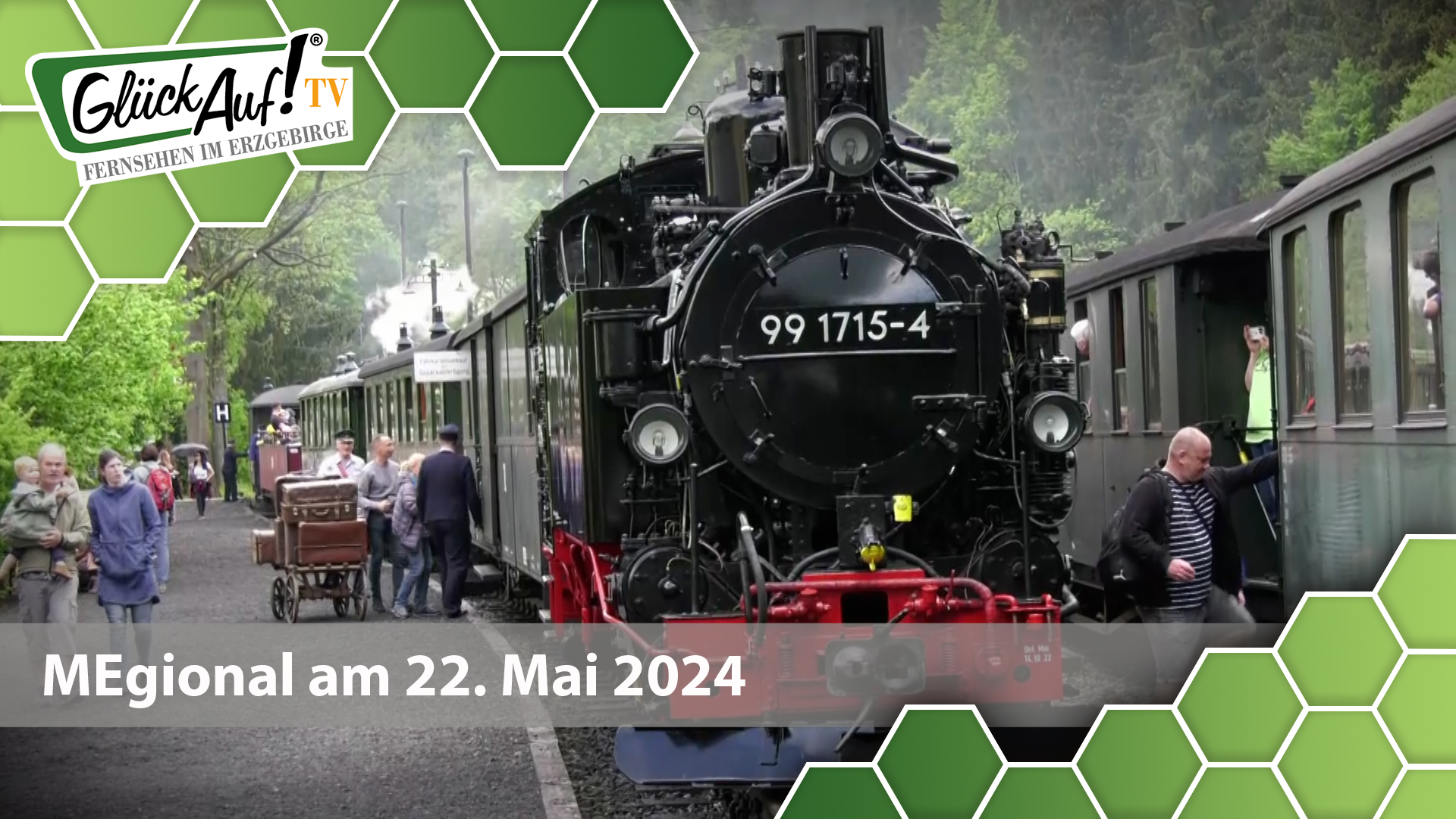 MEgional am 22. Mai 2024 mit dem Pfingstfest der IG Preßnitztalbahn