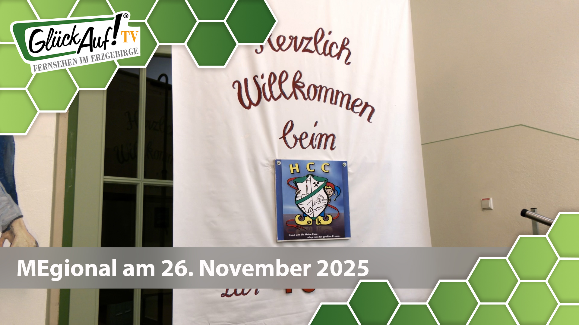 MEgional am 26. November mit dem Thema: 40 Jahre Halsbrücker Carnevalsclub